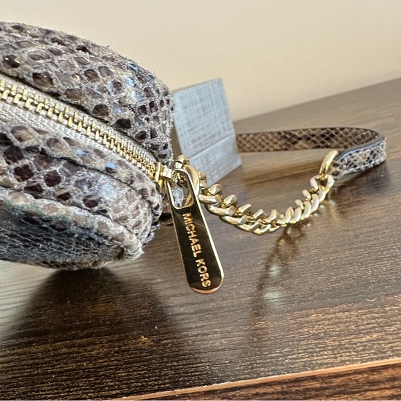 Michael Kors Mini Python Crossbody Hamilton Bag - Picture 8 of 10
